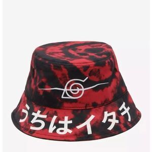 Naruto Shippuden Akatsuki Bucket Hat Anti Leaf Village Cap NWOT